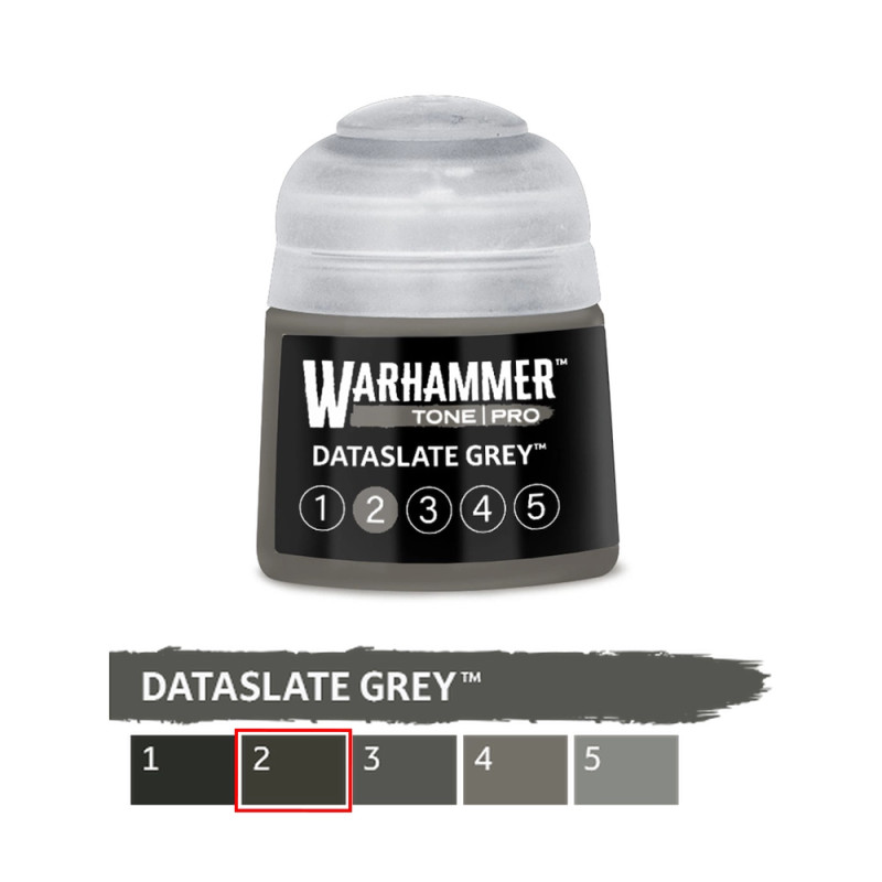 Dataslate Grey 2 - 12ml Tone Pro - WARHAMMER 99189961257 20-102