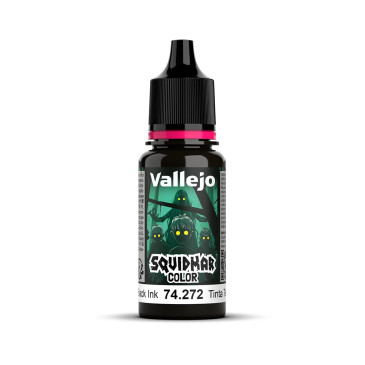 Pitch Black Ink - 18ml Squidmar Color - VALLEJO 74.272