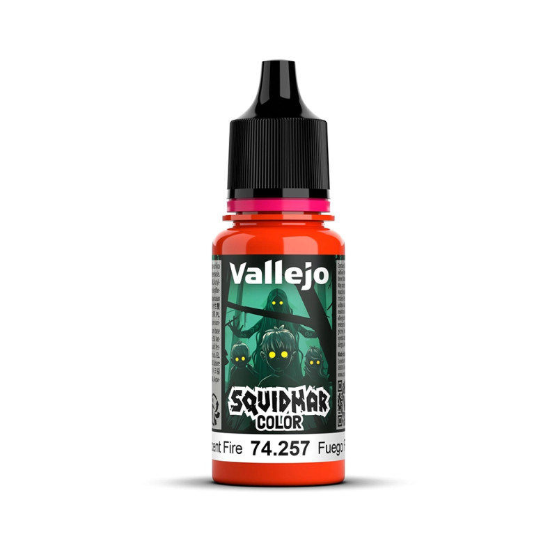 Fire Fluorescent - 18ml Squidmar Color - VALLEJO 74.257