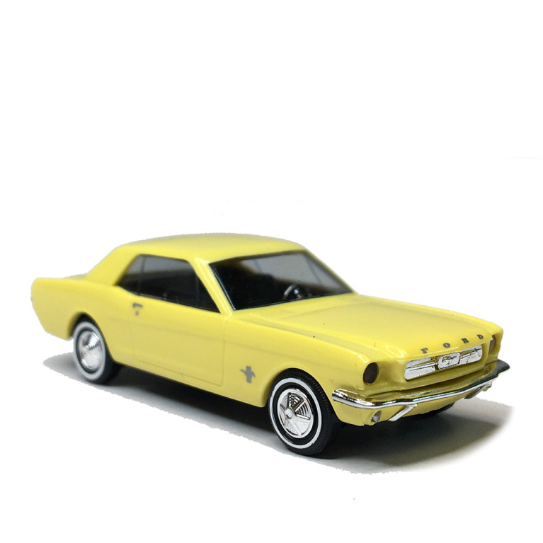 Ford Mustang, coupé, jaune, 1964 - BUSCH 47566 - HO 1/87