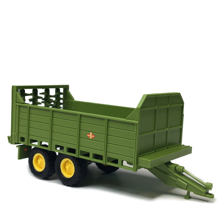 Fortschritt T 088, vert, remorque épandeur de fumier, 1988 - BUSCH 53808 - HO 1/87