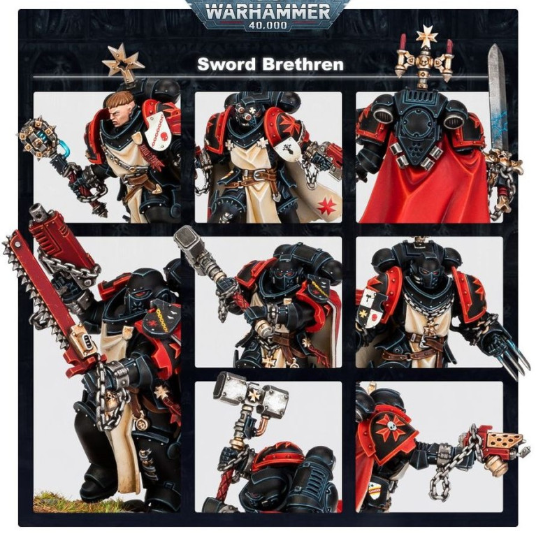 Warhammer 40.000, Black Templars, Frères d'Épée - WARHAMMER 99120101357 55-43
