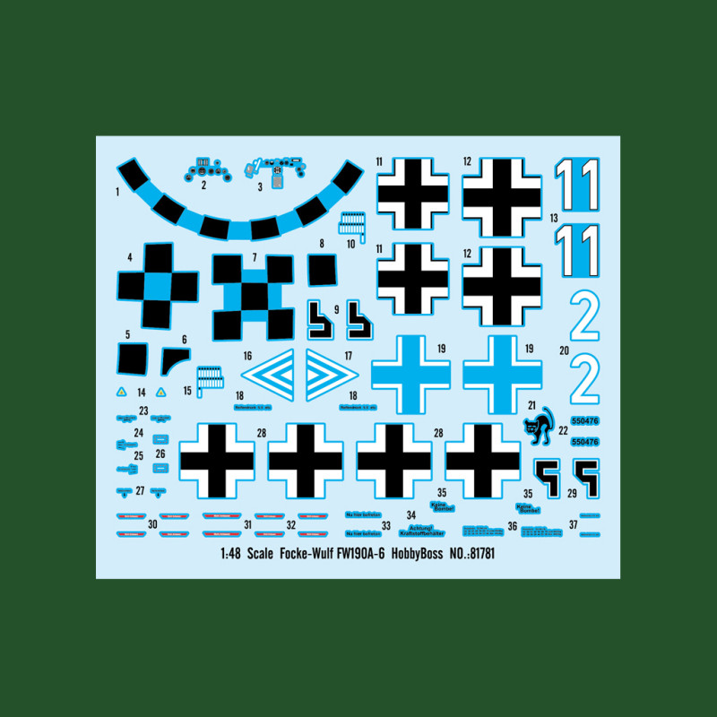 Focke Wulf, Fw-190 A-6 - HOBBYBOSS 81781 - 1/48