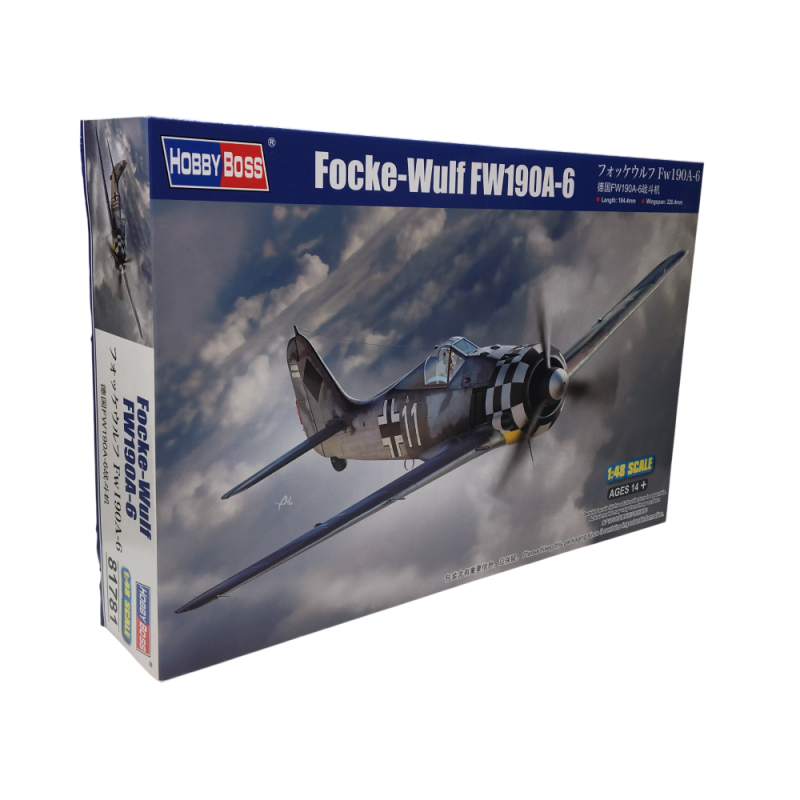 Focke Wulf, Fw-190 A-6 - HOBBYBOSS 81781 - 1/48