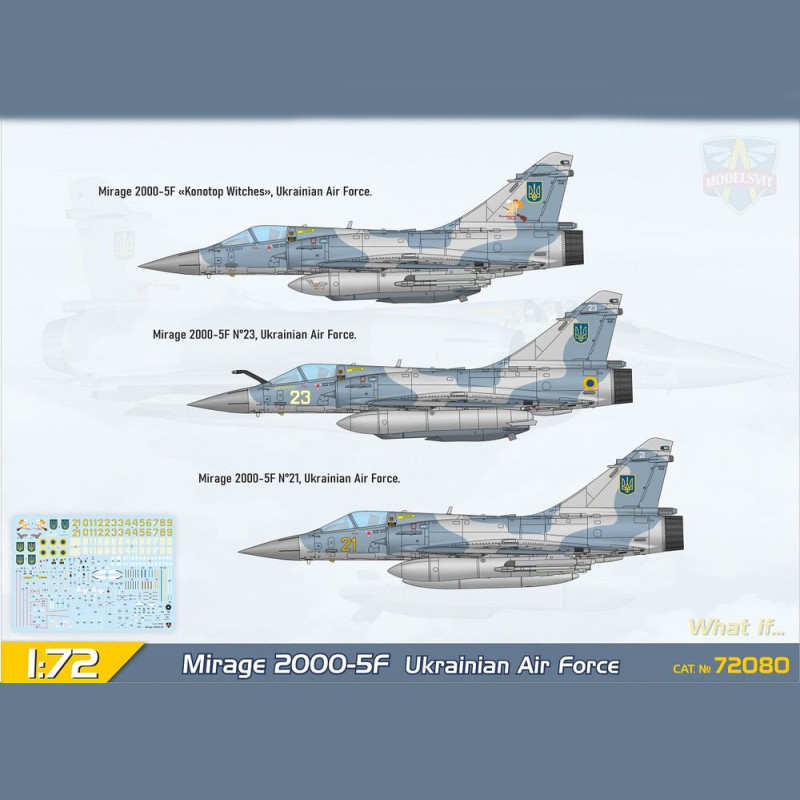 Mirage 2000-5F - Modelsvit 72080 - 1/72