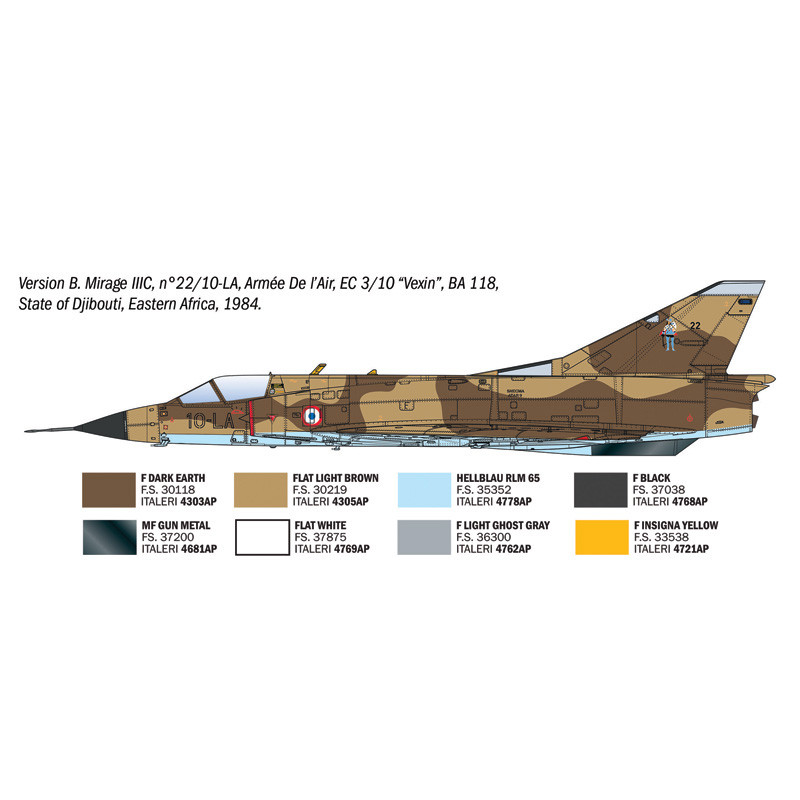 Mirage IIIC - ITALERI 92505 - 1/32