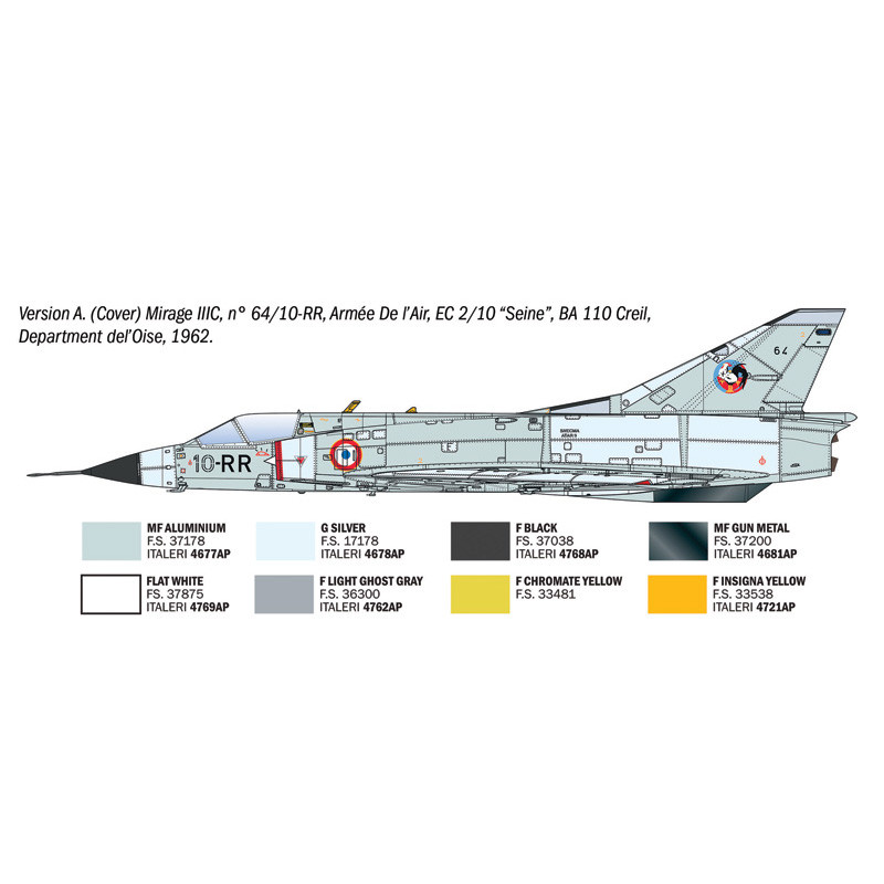 Mirage IIIC - ITALERI 92505 - 1/32