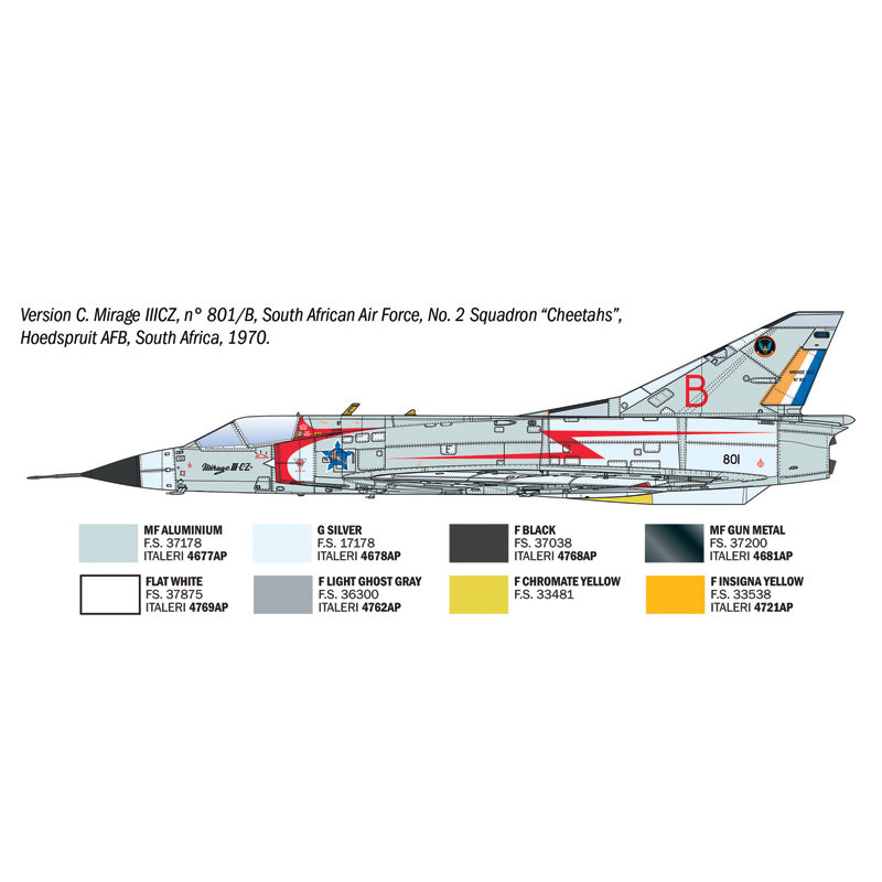 Mirage IIIC - ITALERI 92505 - 1/32