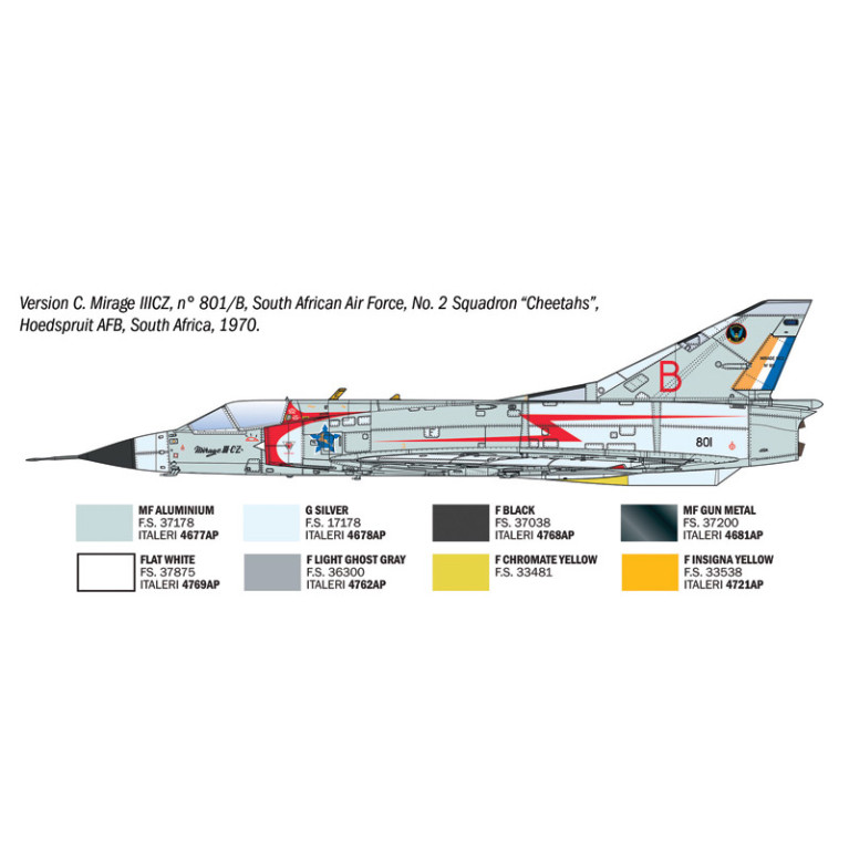 Mirage IIIC - ITALERI 92505 - 1/32