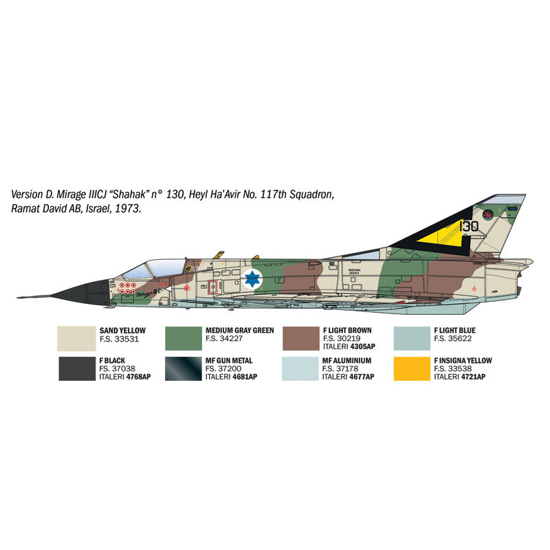 Mirage IIIC - ITALERI 92505 - 1/32