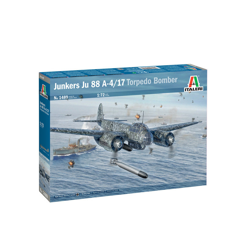 Junkers Ju 88 A-4/17, Torpedo Bomber - ITALERI 1489 - 1/72