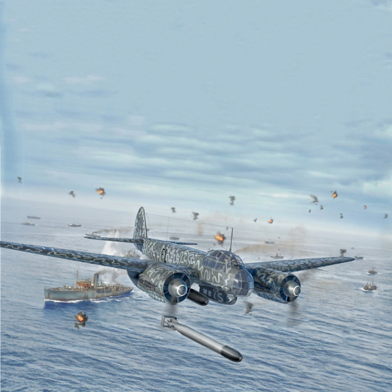 Junkers Ju 88 A-4/17, Torpedo Bomber - ITALERI 1489 - 1/72