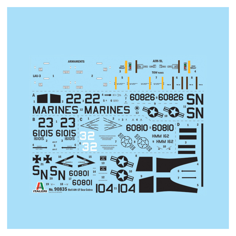 AH-1T Sea Cobra - ITALERI 90835 - 1/48