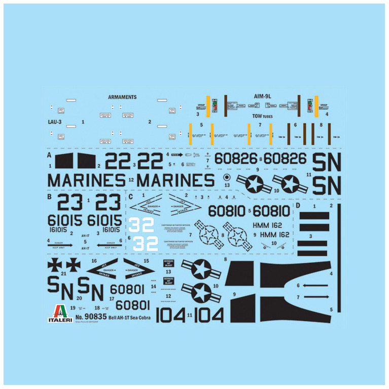 AH-1T Sea Cobra - ITALERI 90835 - 1/48