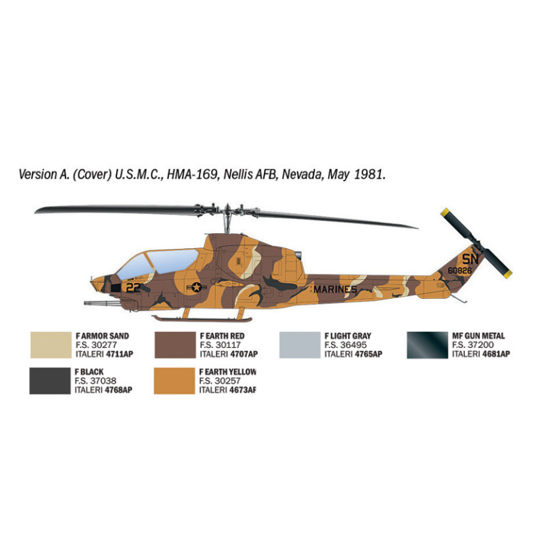 AH-1T Sea Cobra - ITALERI 90835 - 1/48