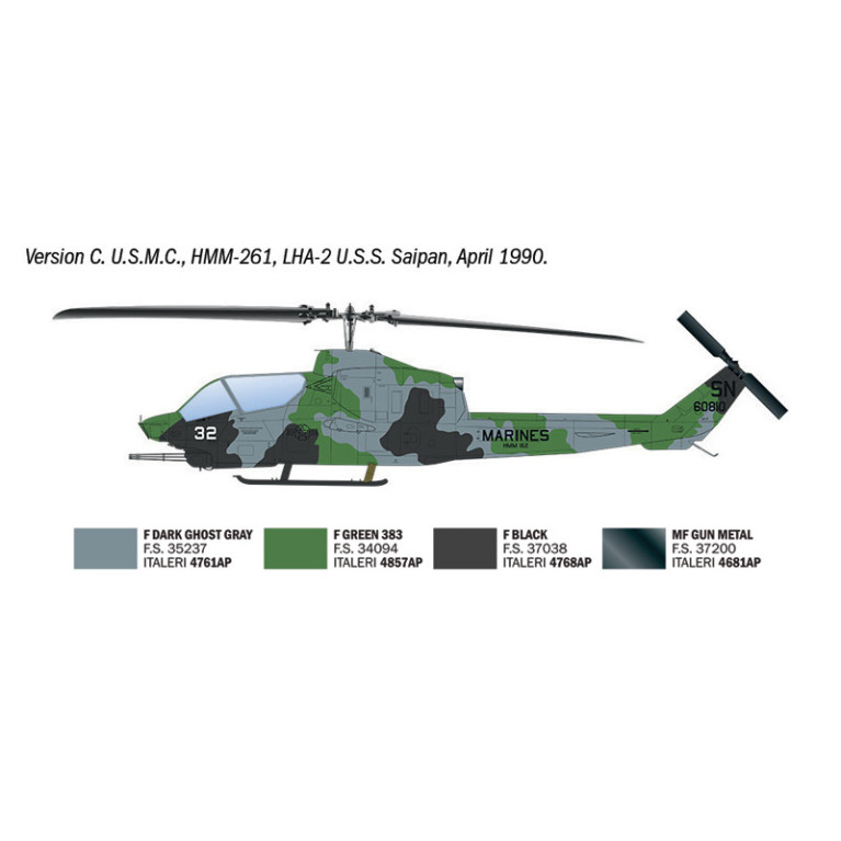 AH-1T Sea Cobra - ITALERI 90835 - 1/48