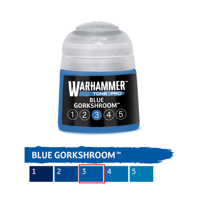 Blue Gorkshroom 3 - 12ml Tone Pro - WARHAMMER 99189961383 20-353