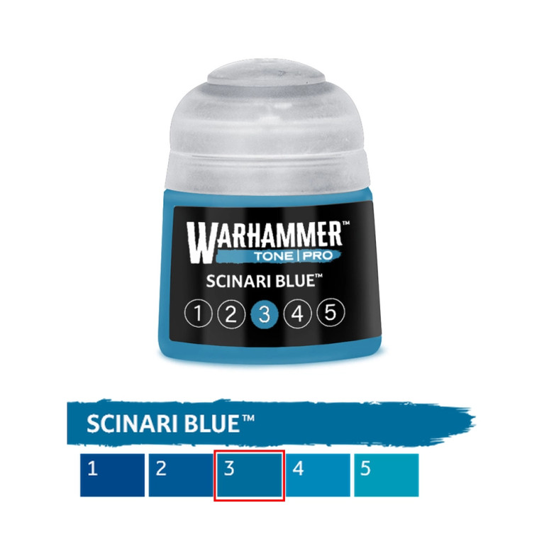 Scinari Blue 3 - 12ml Tone Pro - WARHAMMER 99189961378 20-343