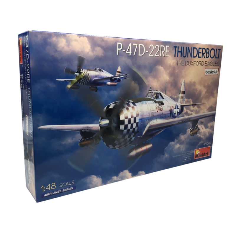 P-47D-22RE Thunderbolt, the Duxford eagles, kit basic - MiniArt 48049 - 1/48
