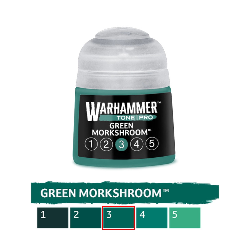 Green Morkshroom 3 - 12ml Tone Pro - WARHAMMER 99189961348 20-283