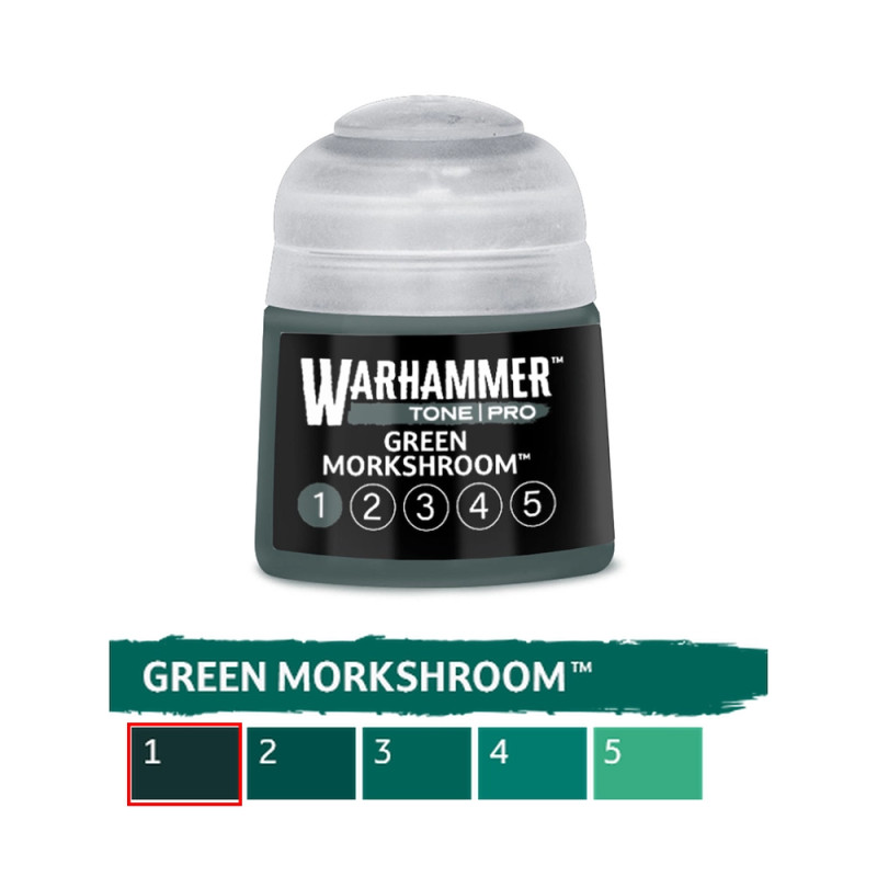 Green Morkshroom 1 - 12ml Tone Pro - WARHAMMER 99189961346 20-281