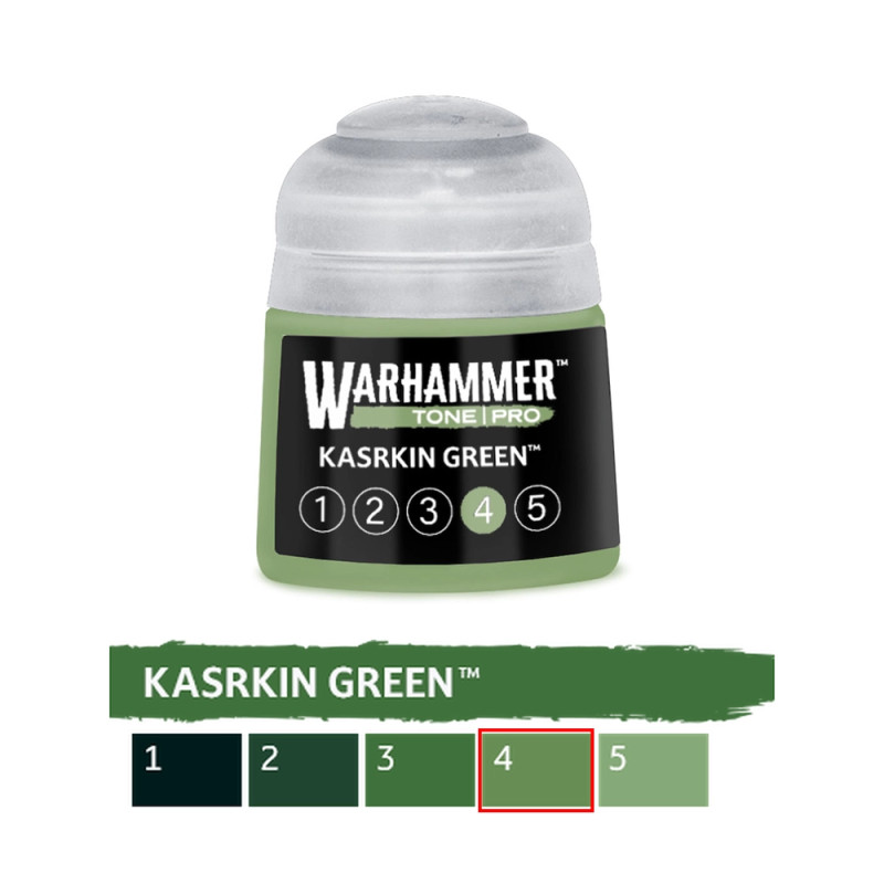 Kasrkin Green 4 - 12ml Tone Pro - WARHAMMER 99189961339 20-264