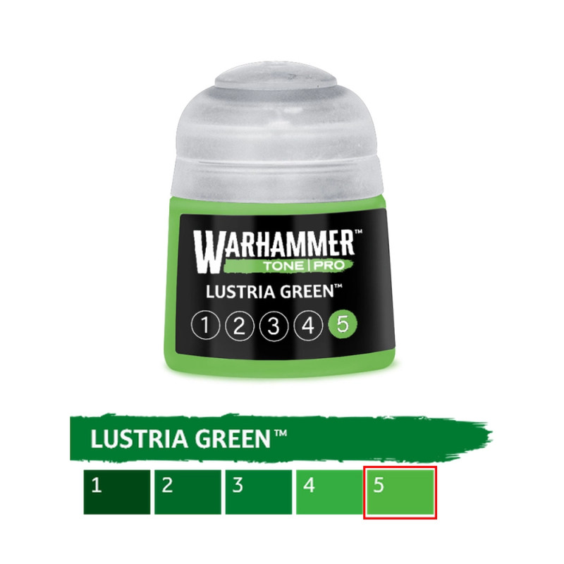Lustria Green 5 - 12ml Tone Pro - WARHAMMER 99189961335 20-255