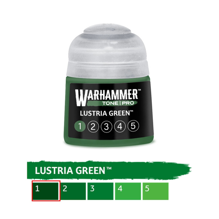 Lustria Green 1 - 12ml Tone Pro - WARHAMMER 99189961331 20-251