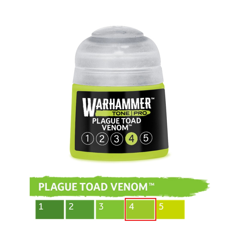 Plague Toad Venom 4 - 12ml Tone Pro - WARHAMMER 99189961314 20-214