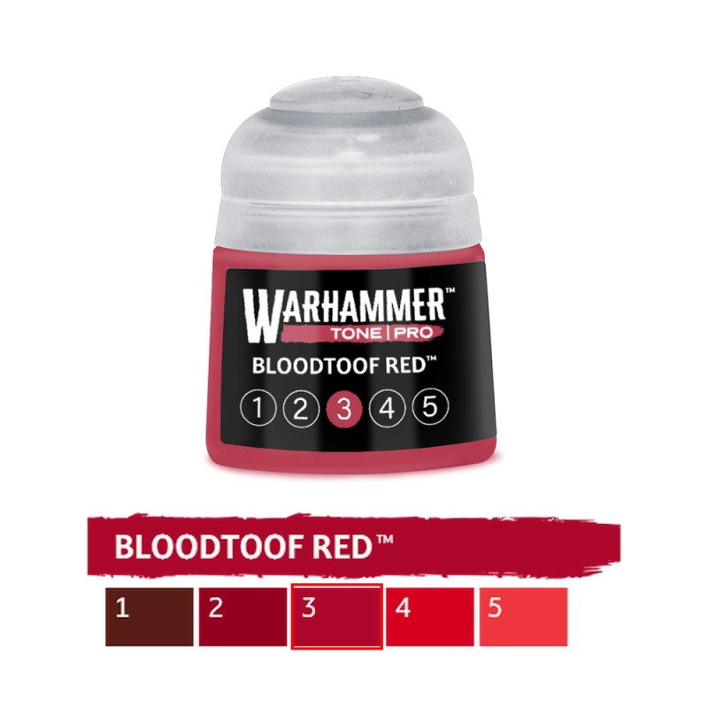 Bloodtoof Red 3 - 12ml Tone Pro - WARHAMMER 99189961283 20-153