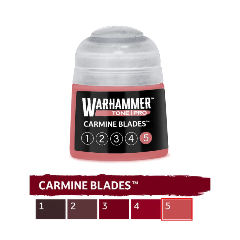 Carmine Blades 5 - 12ml Tone Pro - WARHAMMER 99189961280 20-145
