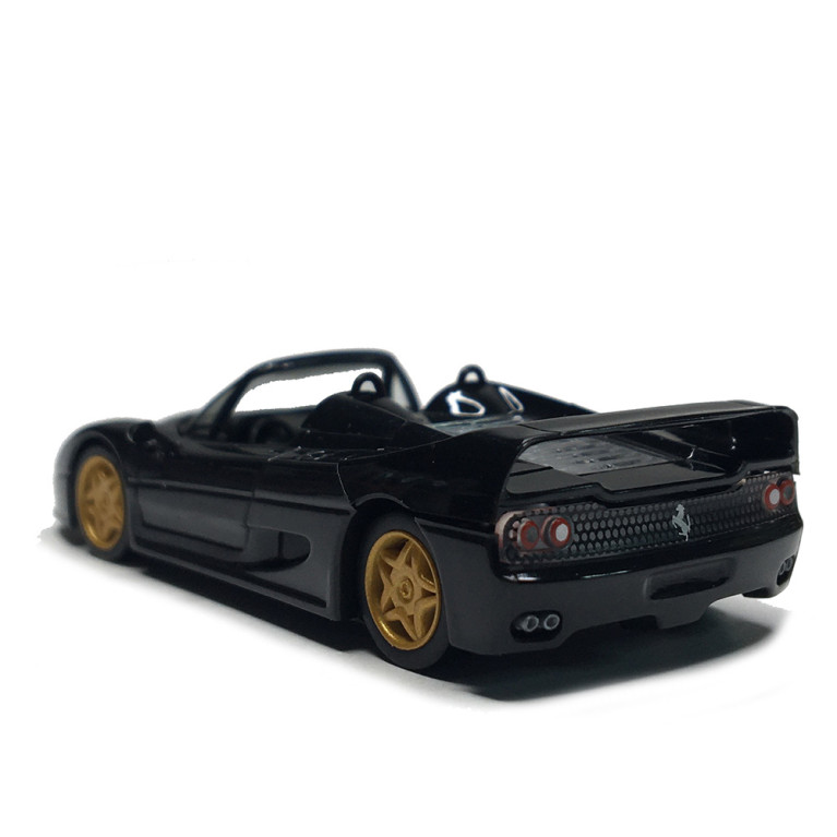 Ferrari F50 Spider, capot ouvrant, noir, 1995 - HERPA 025492-003 - HO 1/87