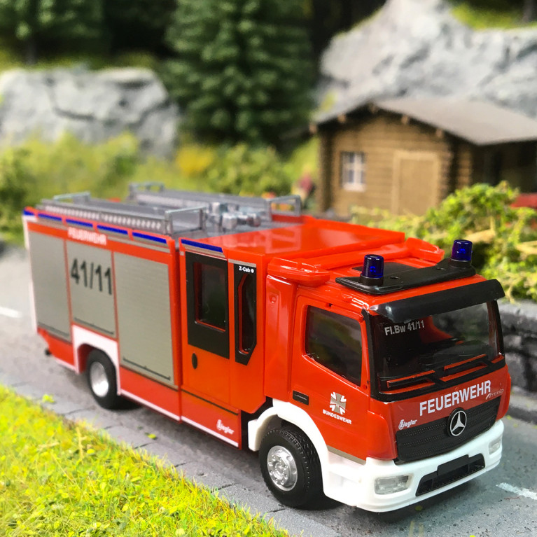 Mercedes-Benz Atego '13, camion de pompiers - HERPA 747449 - HO 1/87