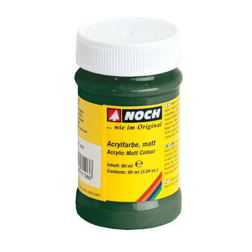 Peinture Acrylique en pot 90ml Vert Foncé-NOCH 61195