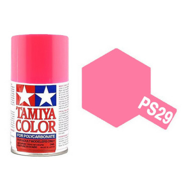 Rose Fluo Polycarbonate Spray de 100ml-TAMIYA PS29