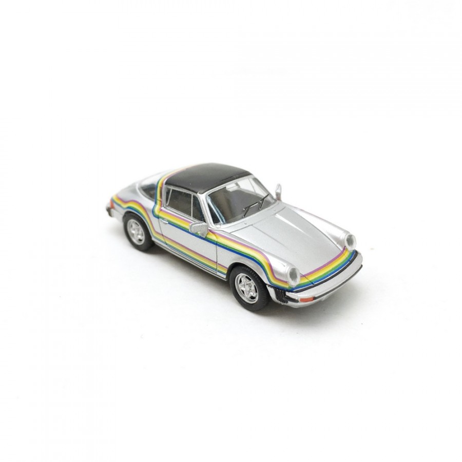 Porsche 911 Targa G "Rainbow Polaroid" 1976-HO 1/87-BREKINA 16360