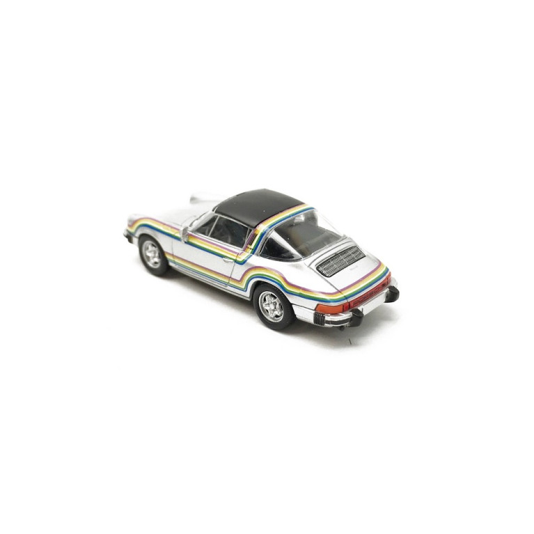 Porsche 911 Targa G "Rainbow Polaroid" 1976-HO 1/87-BREKINA 16360