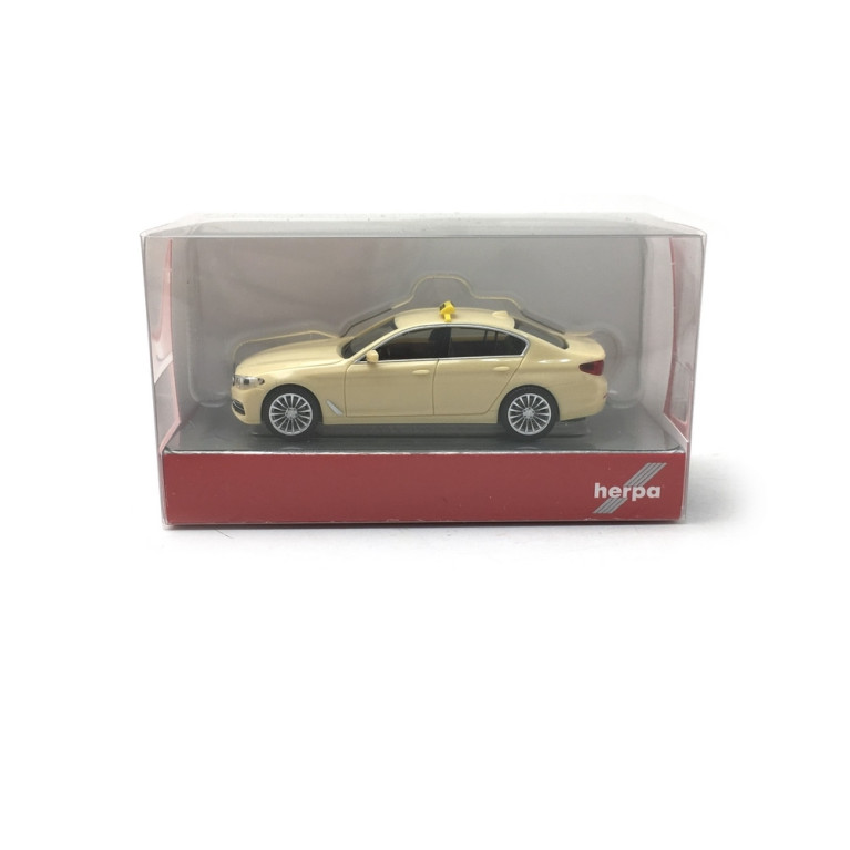 BMW Série 5 Taxi Beige-HO 1/87-HERPA 95259