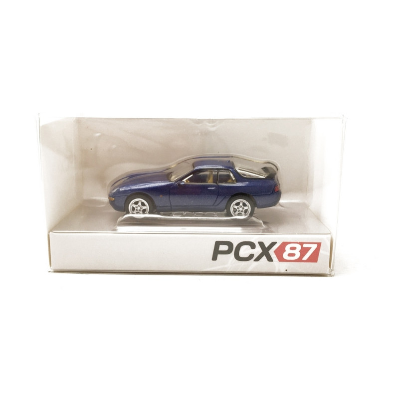 Porsche 968 Bleu Foncé Métallisé-HO 1/87-PCX87 0015