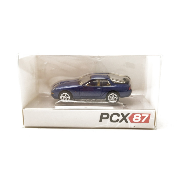 Porsche 968 Bleu Foncé Métallisé-HO 1/87-PCX87 0015